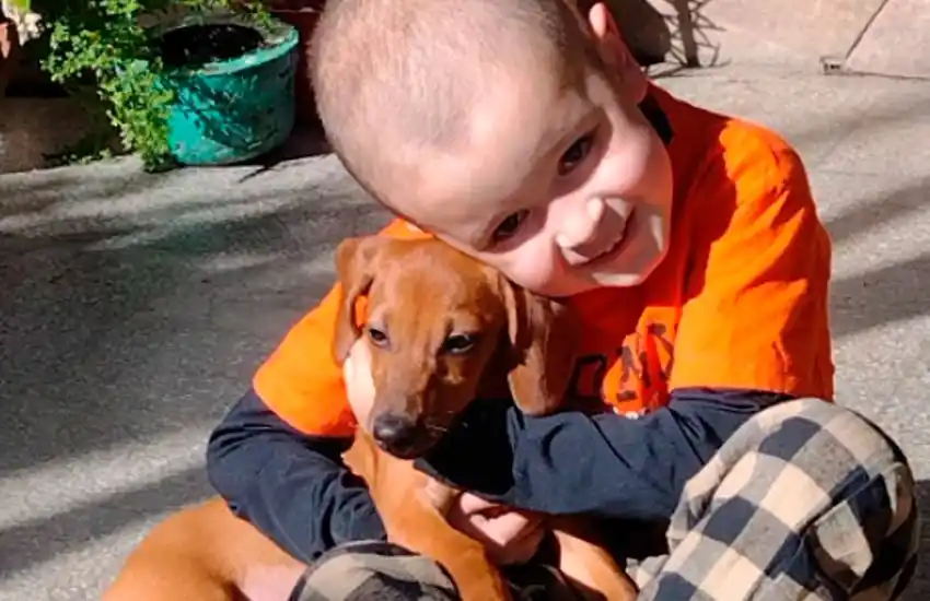 Nico, el niño de 5 años que padece neuroblastoma grado IV, ya está en Barcelona para iniciar su tratamiento