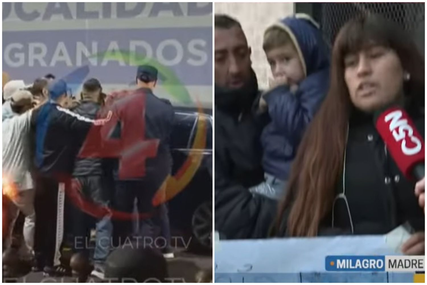 Increíble: Reclamaban justicia por un nene que murió atropellado en Ezeiza y fueron arrollados por un automóvil 