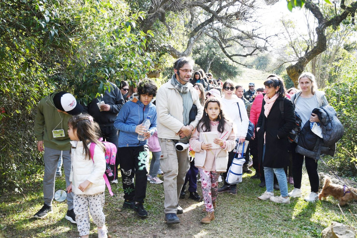 Familias, amigos y turistas acompañaron la experiencia biodetectives