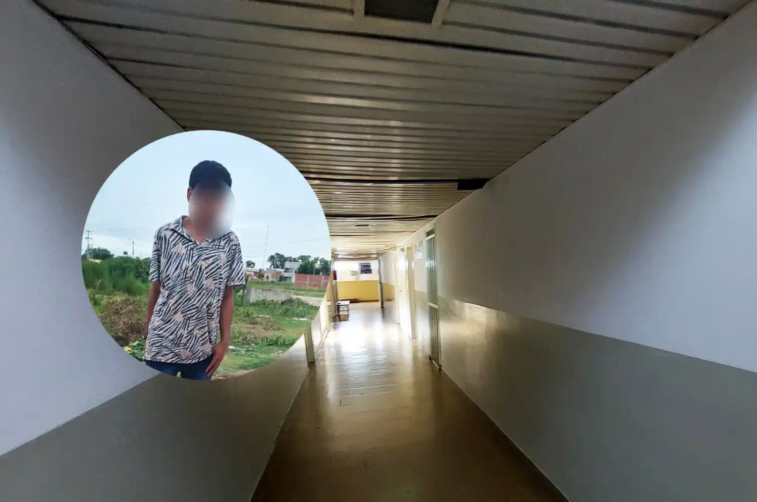 El joven quedó internado en el Hospital bajo la órbita de Salud Mental.