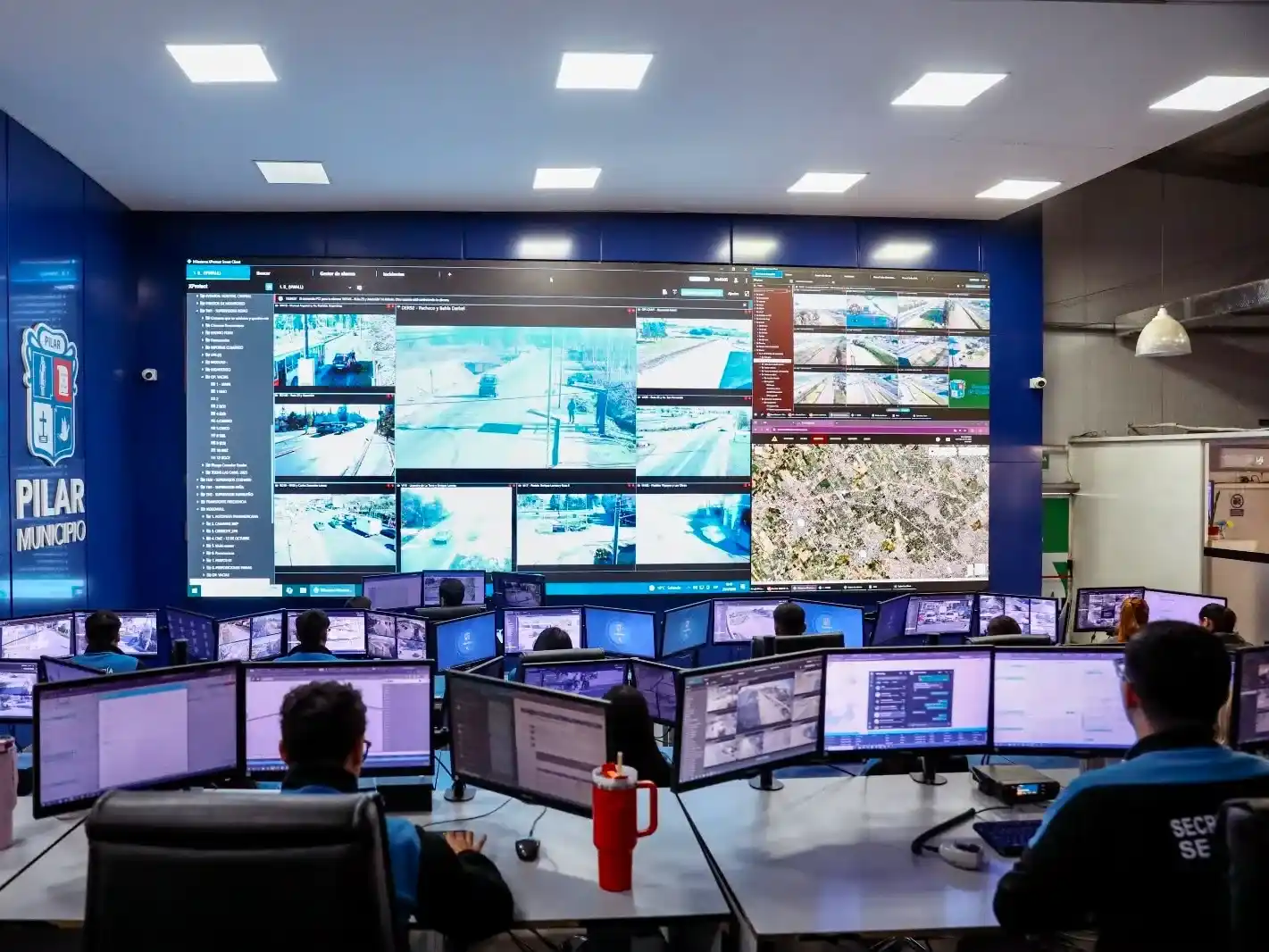 centro de monitoreo de pilar cámaras de seguridad