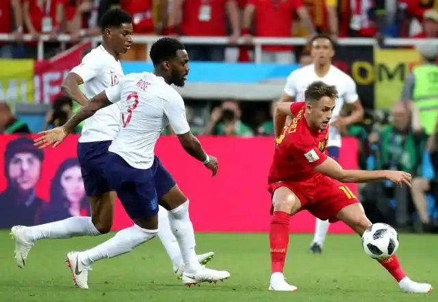 Bélgica derrotó a Inglaterra y jugará el lado complicado de los playoffs