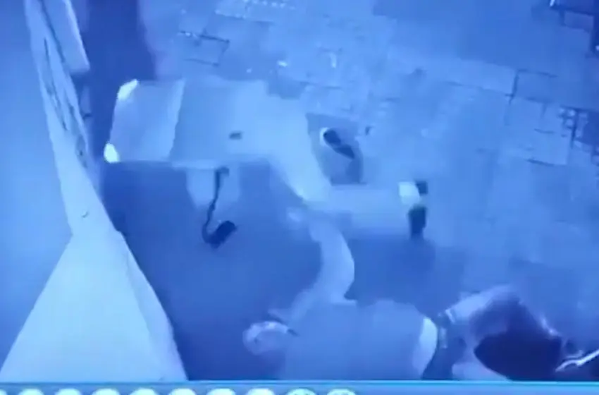 El video del repartidor que mató de dos puñaladas a un ladrón
