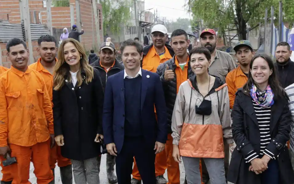 Kicillof con Mayra Mendoza y Tolosa Paz: Avanzan las obras de integración urbana en San Francisco Solano