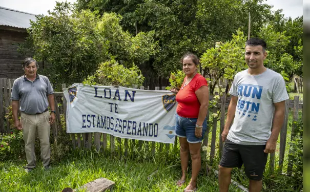La familia de Loan espera encontrarlo con vida.
Fotografía: Agencia NA (Daniel Vides)