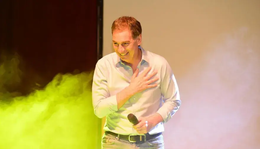 Santilli en acto PRO en La Plata
