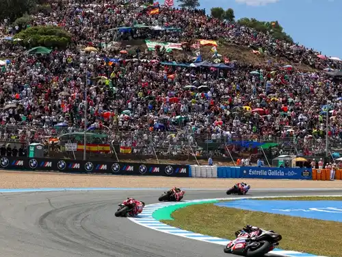Acción en España para el Moto GP.
