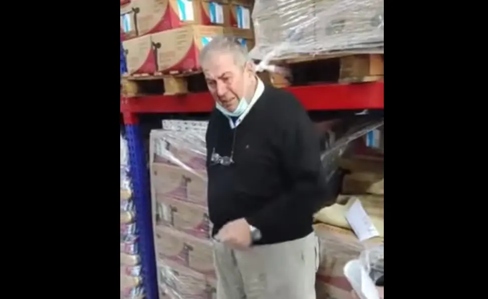 La imagen de Ricardo Rey que recorrió el país durante el conflicto con Camioneros.