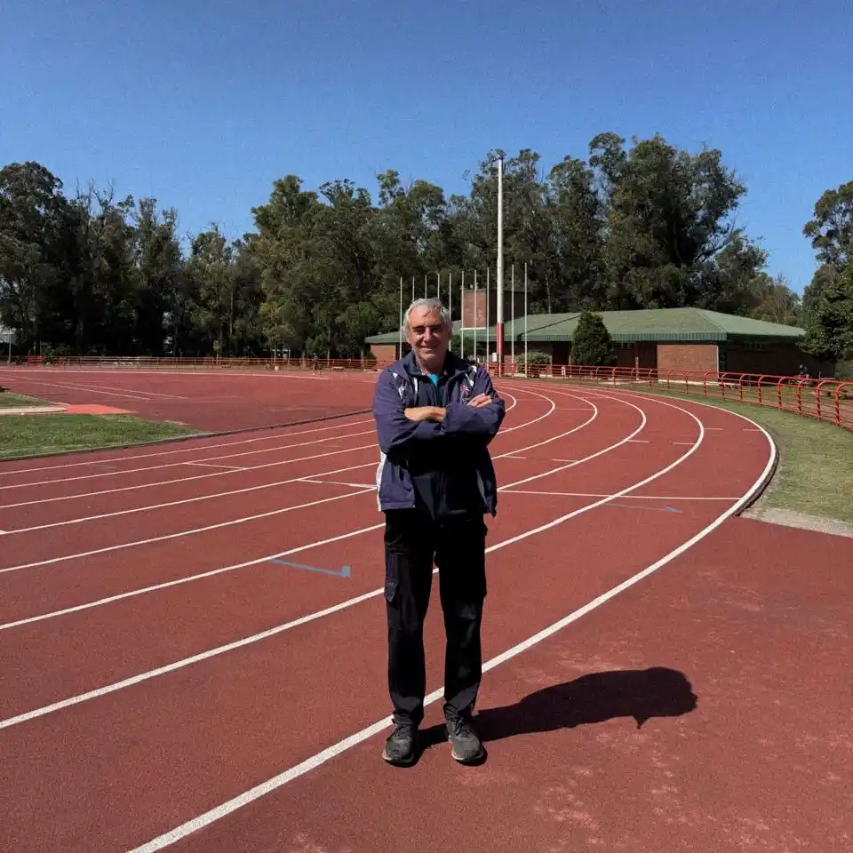 Jorge Monin en la pista Justo E. Roman