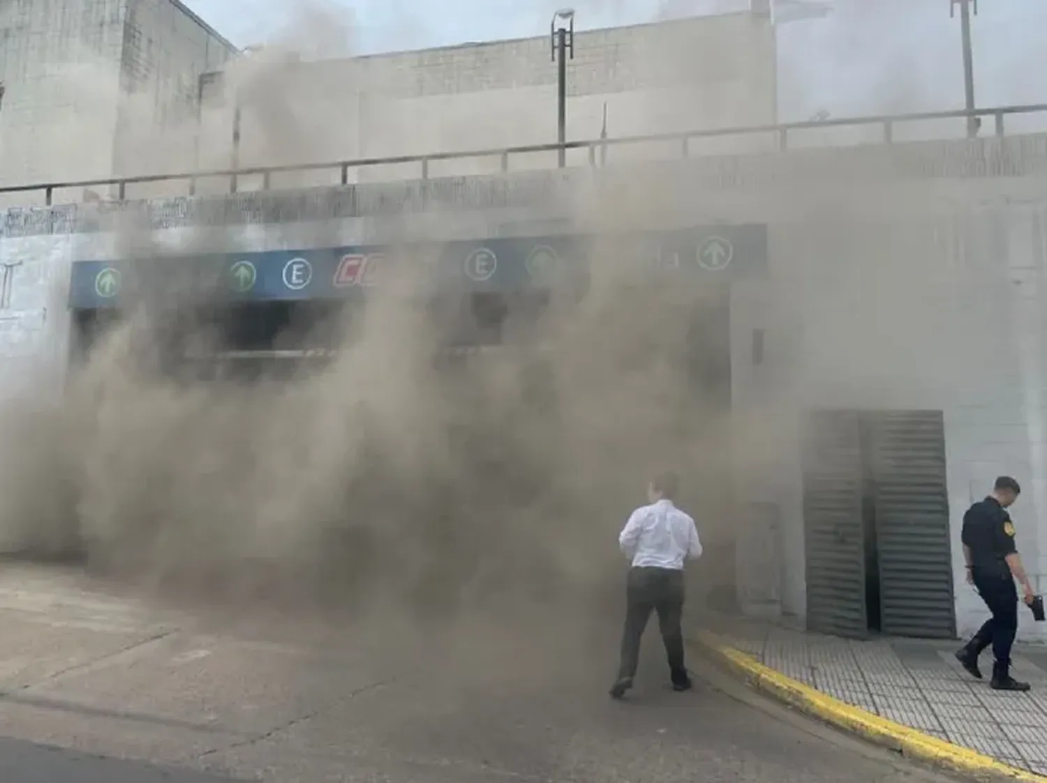 Se produjo un principio de incendio en hipermercado