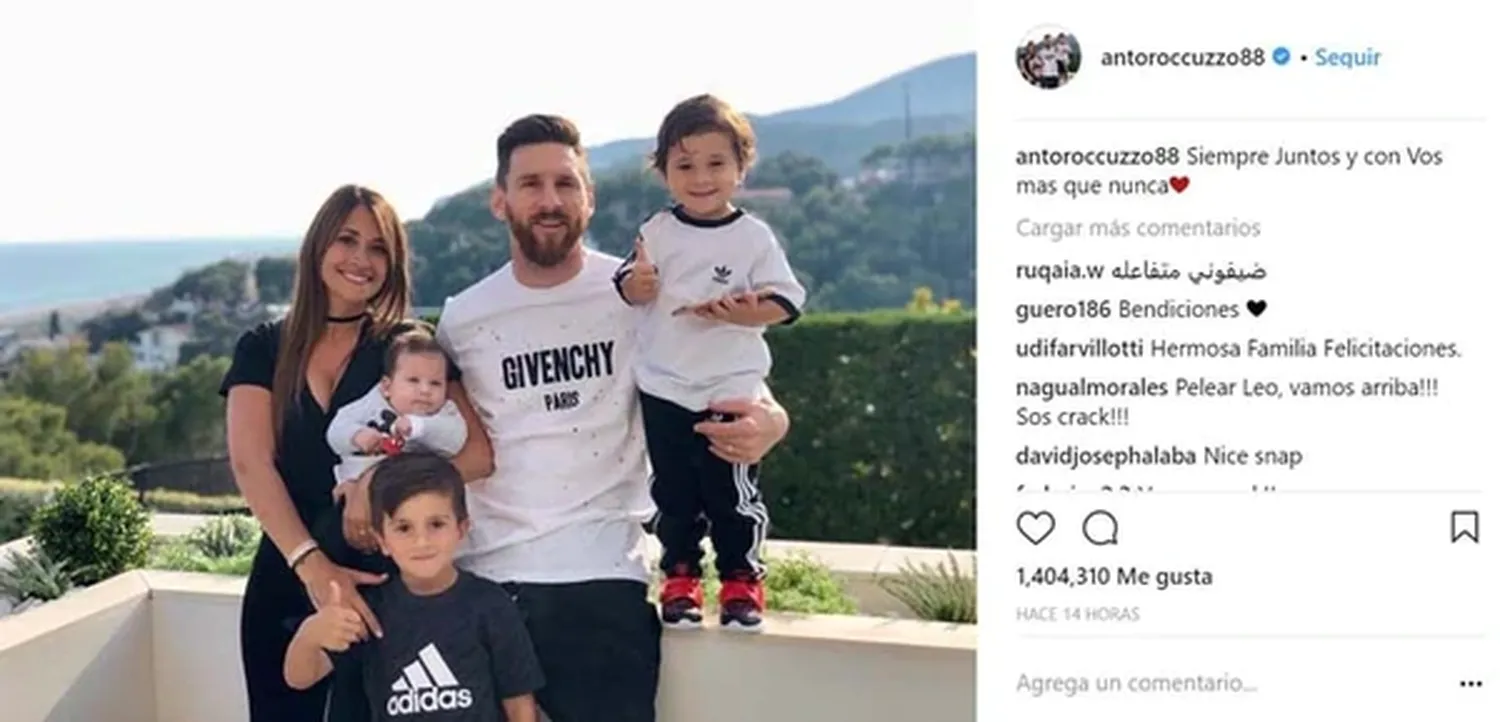 Antonela Roccuzzo desmintió una crisis con Messi