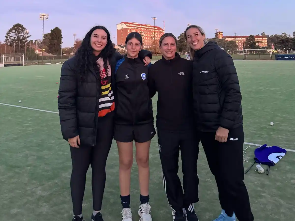 Catalina Secrestat entrenó con las mejores arqueras del país.