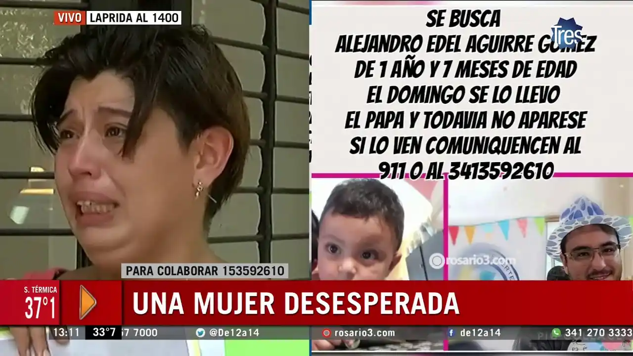 Denuncia que su ex secuestró a su bebé