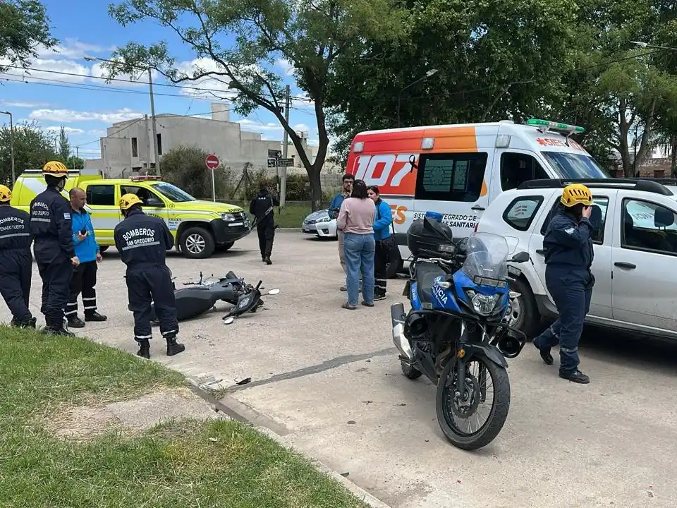 Fuerte choque en Jorge Newbery y Monteagudo
