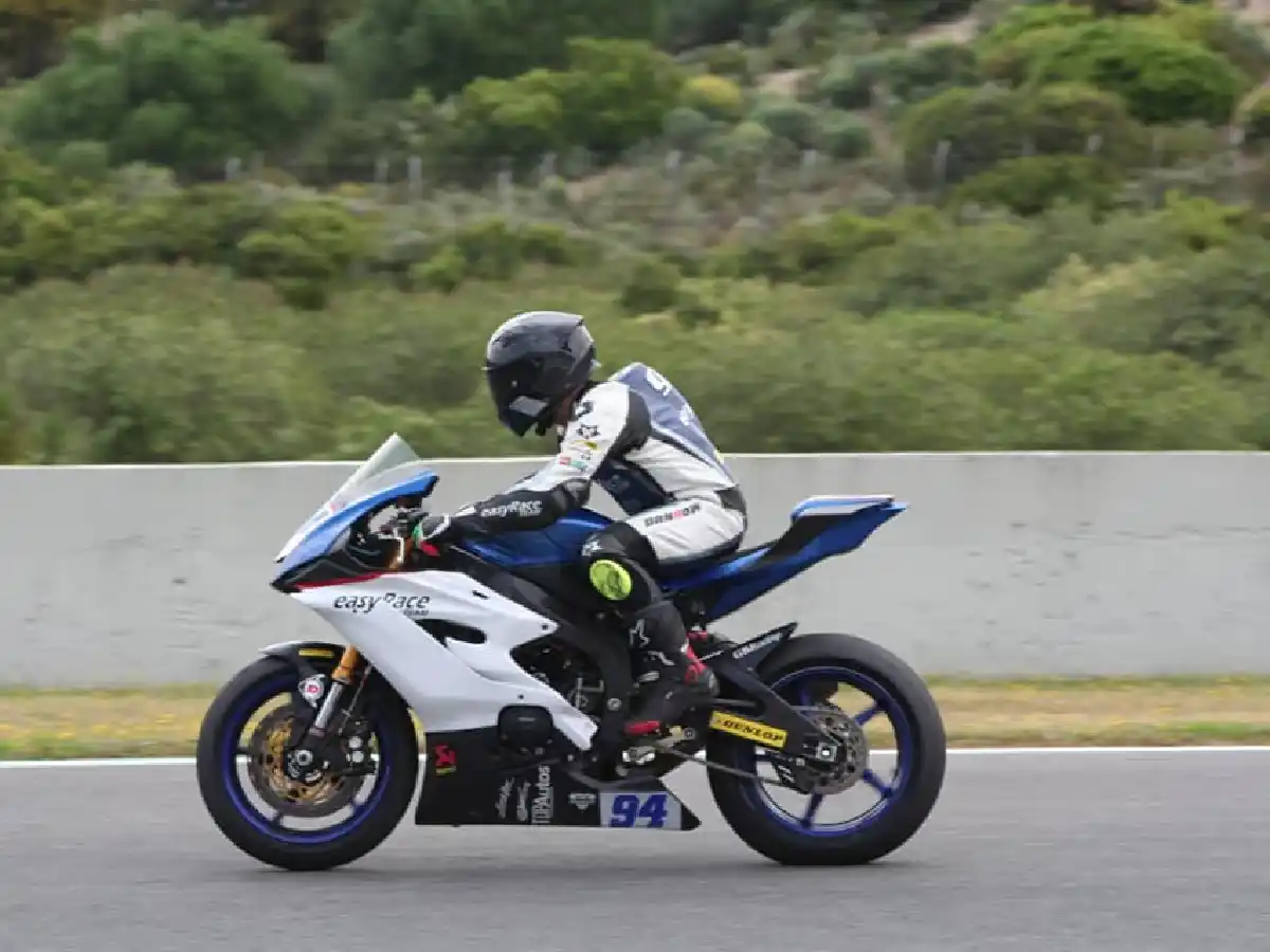 González salió a pista en Jerez