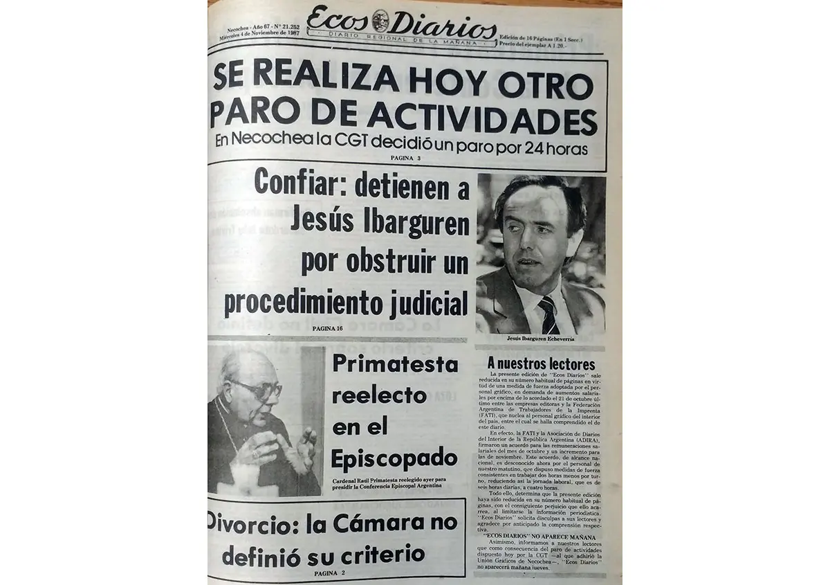 Jueves 5 de no siembre de 1987