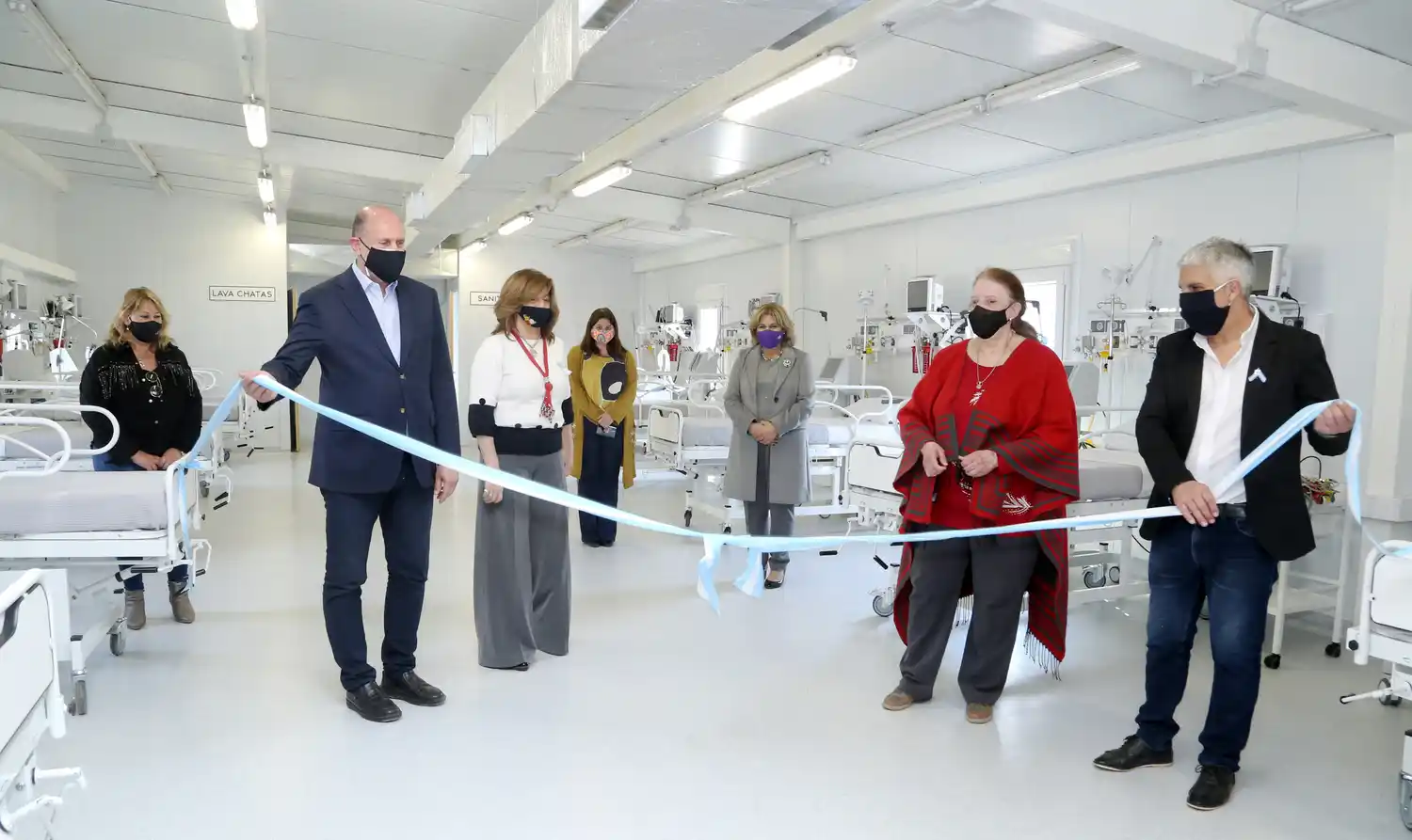 Inauguración de obras del hospital de Villa Constitución