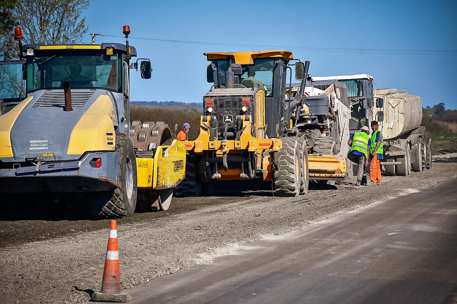 Volvieron las obras en el acceso norte de Gualeguaychú