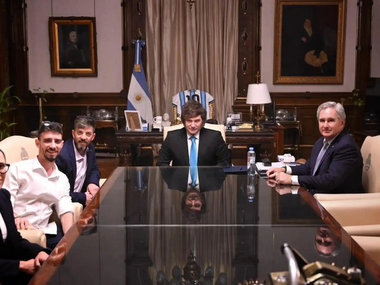 El Presidente recibió a los hermanos secuestrados por Hamas.