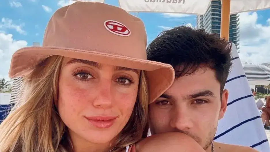 Morena Beltrán dividió los gastos de las vacaciones con Lucas Blondel.