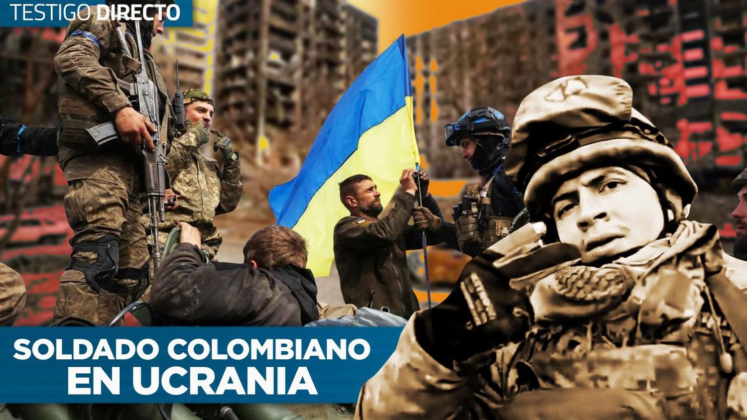Así de peligrosa es la vida de un soldado colombiano en Ucrania – Testigo Directo