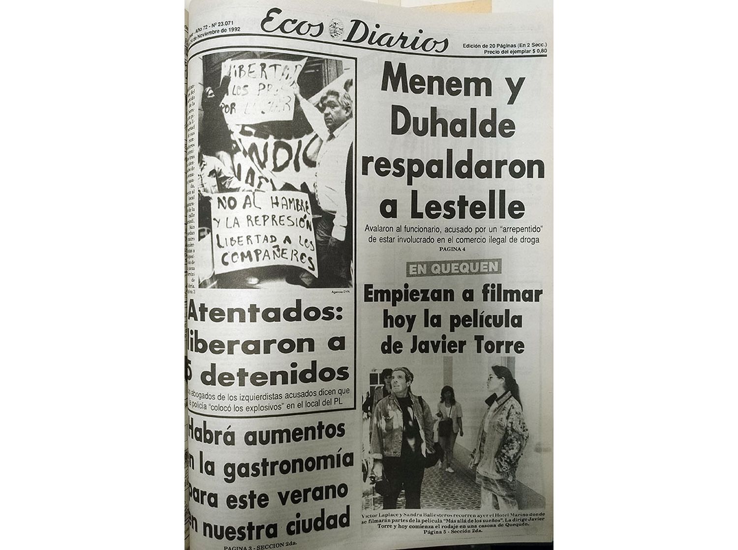 Martes 24 de noviembre de 1992