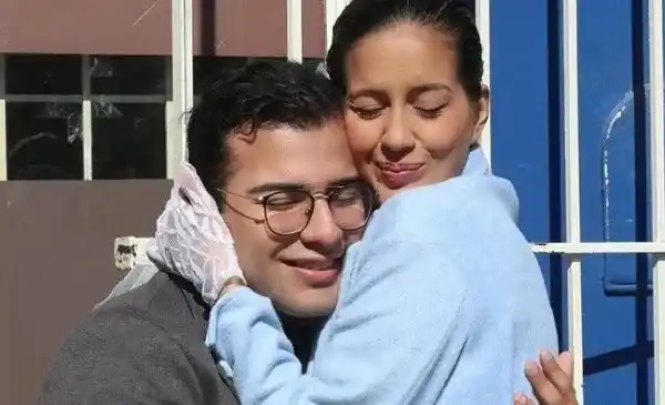 César Sena y Cecilia Strzyzowski, la víctima.