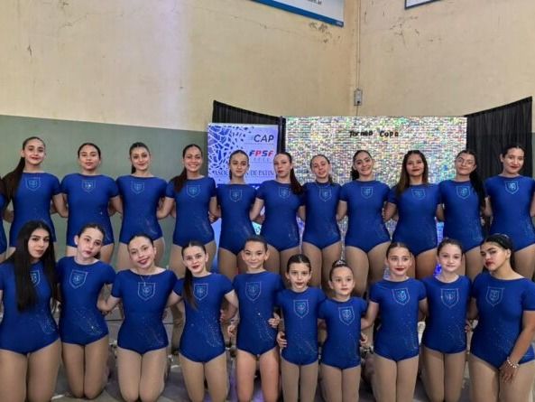 Patinadoras de Atlético de Rafaela.Foto:Prensa AR