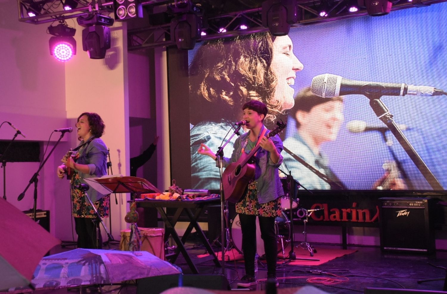 La familia vivió un domingo a pura música en Espacio Clarín