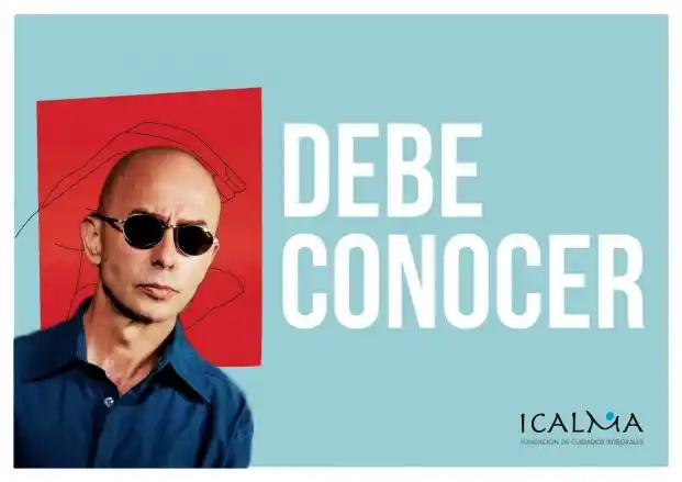 El Indio Solari puso la cara para una campaña de concientización