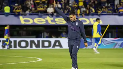 Tevez, en la Bombonera.