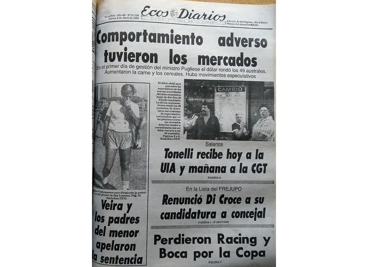 Jueves 6 de abril de 1989