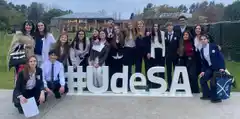 Alumnos de la Escuela Normal en Modelo de las Naciones Unidas