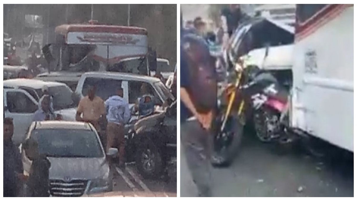 CHOQUE MÚLTIPLE deja al menos dos muertos en la BAJADA de TAZÓN