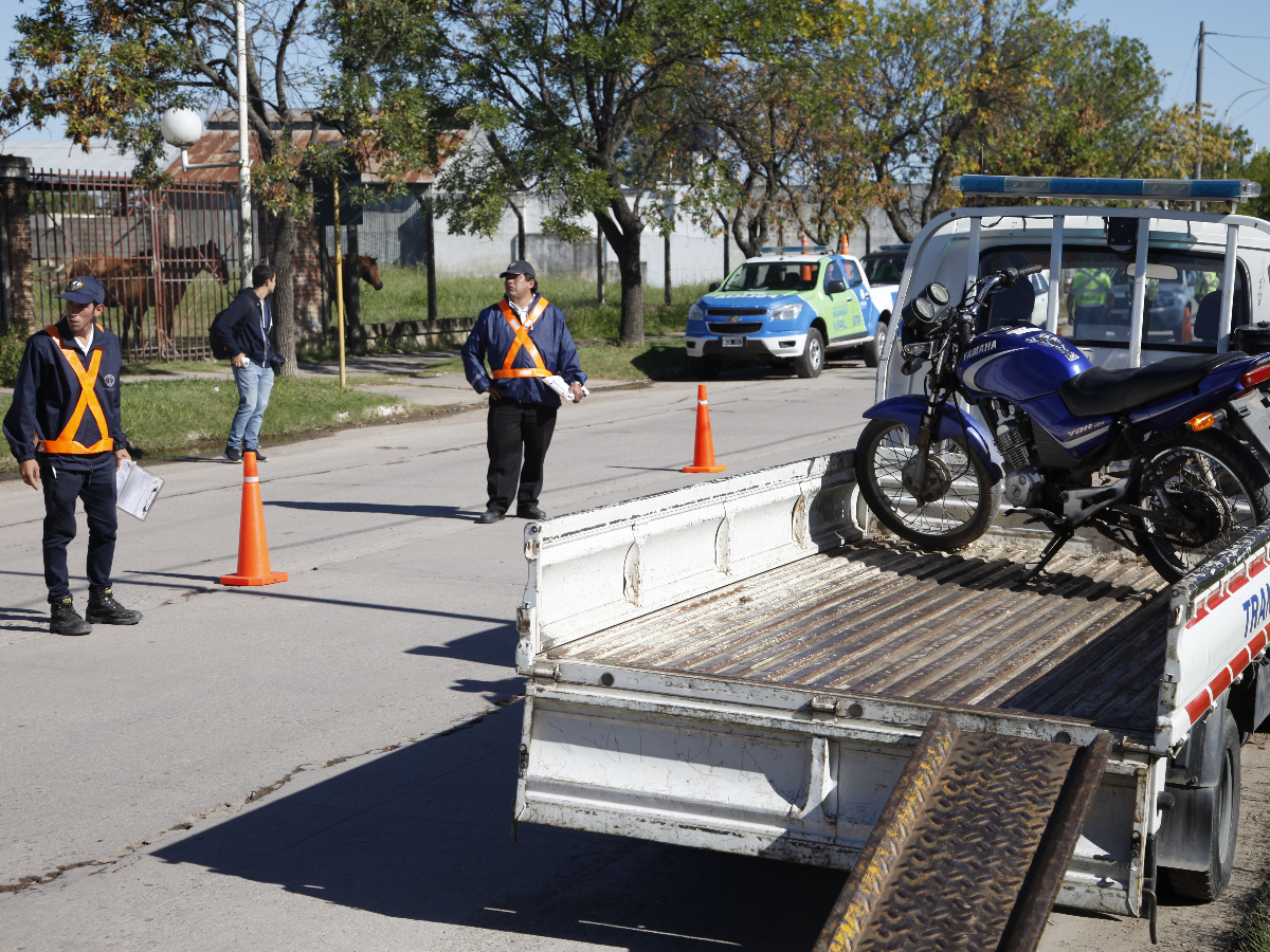 Secuestran 26 motos en controles de tránsito 