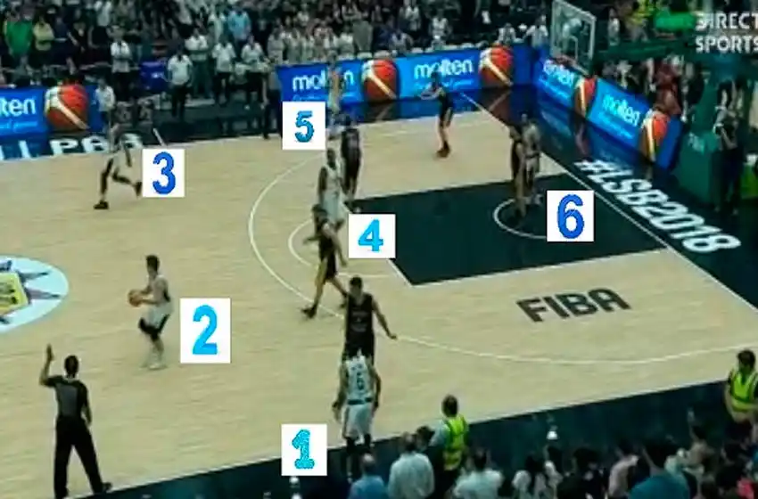 Insólito: un equipo de básquet terminó el partido con un jugador de más