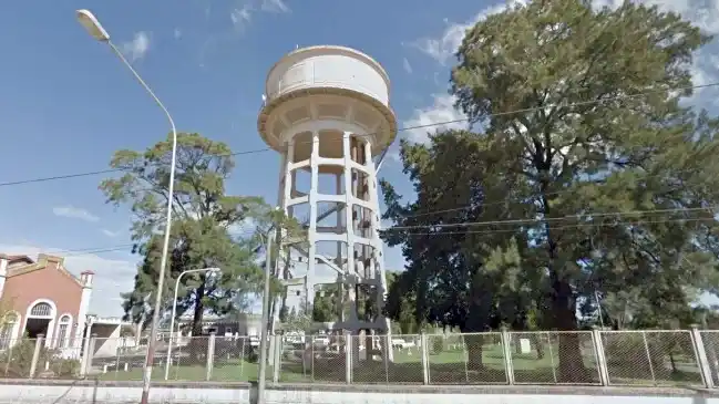 Obras Sanitarias. Se realizó una reparación en el tanque