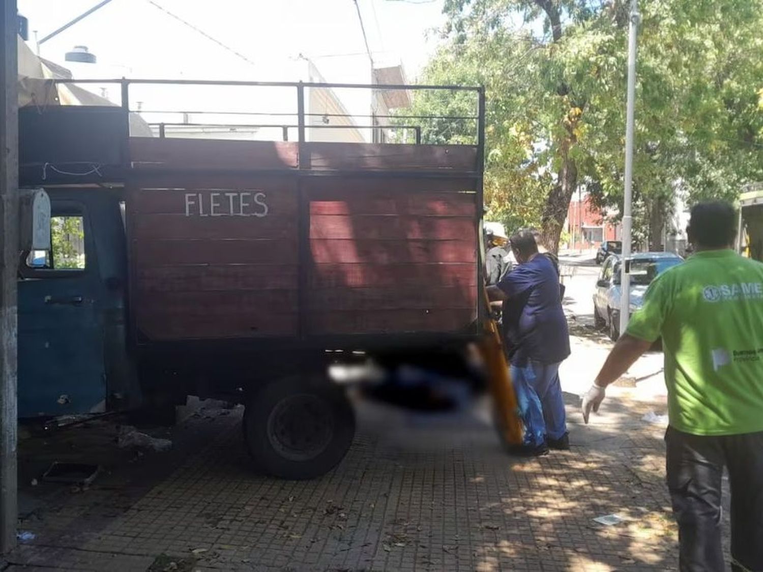 La víctima tenía 47 años y todavía se desconocen las causas que provocaron su descompensación. (Foto: Policía de la provincia de Buenos Aires)