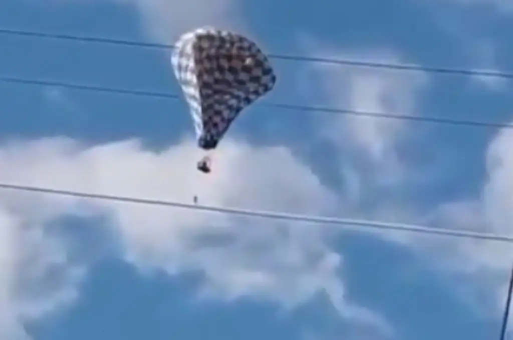 Se incendió un globo aerostático