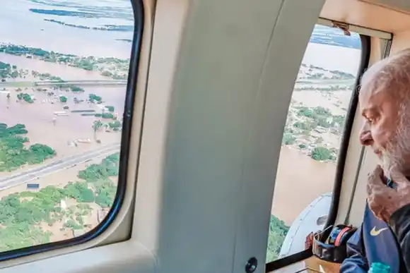 Lula visitó a víctimas de tormentas en Río Grande do Sul