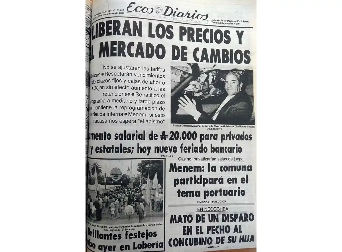 Martes 19 de diciembre de 1989
