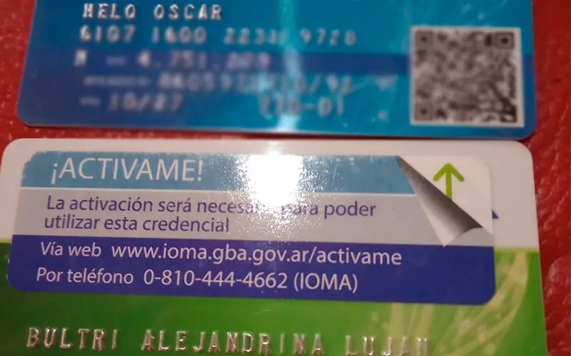 Encontraron los carnets de Alejandrina y Oscar