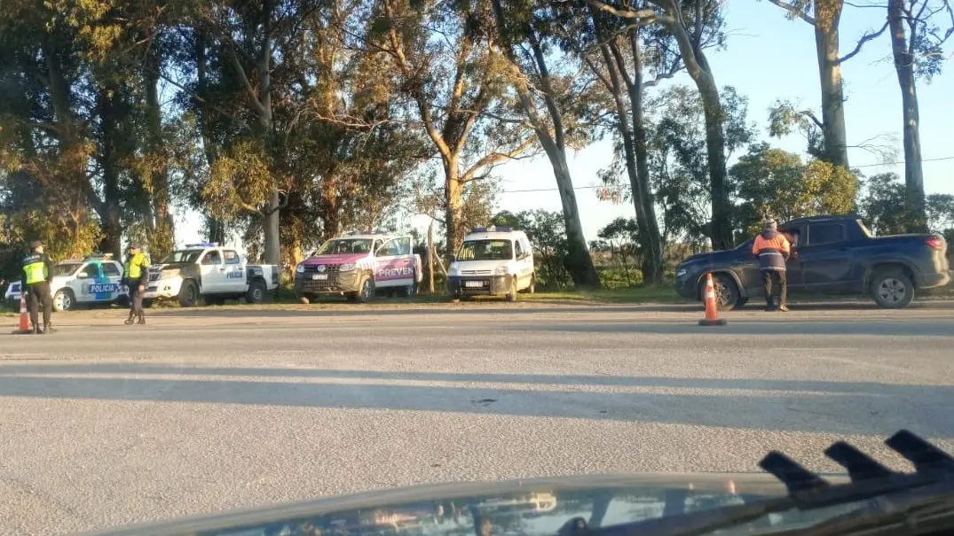 Operativos de control en los accesos de rutas que conectan con otros puntos de la provincia