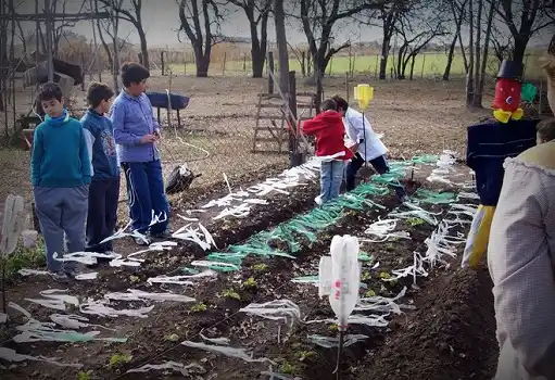 Enseñar a cultivar la tierra en un país fértil