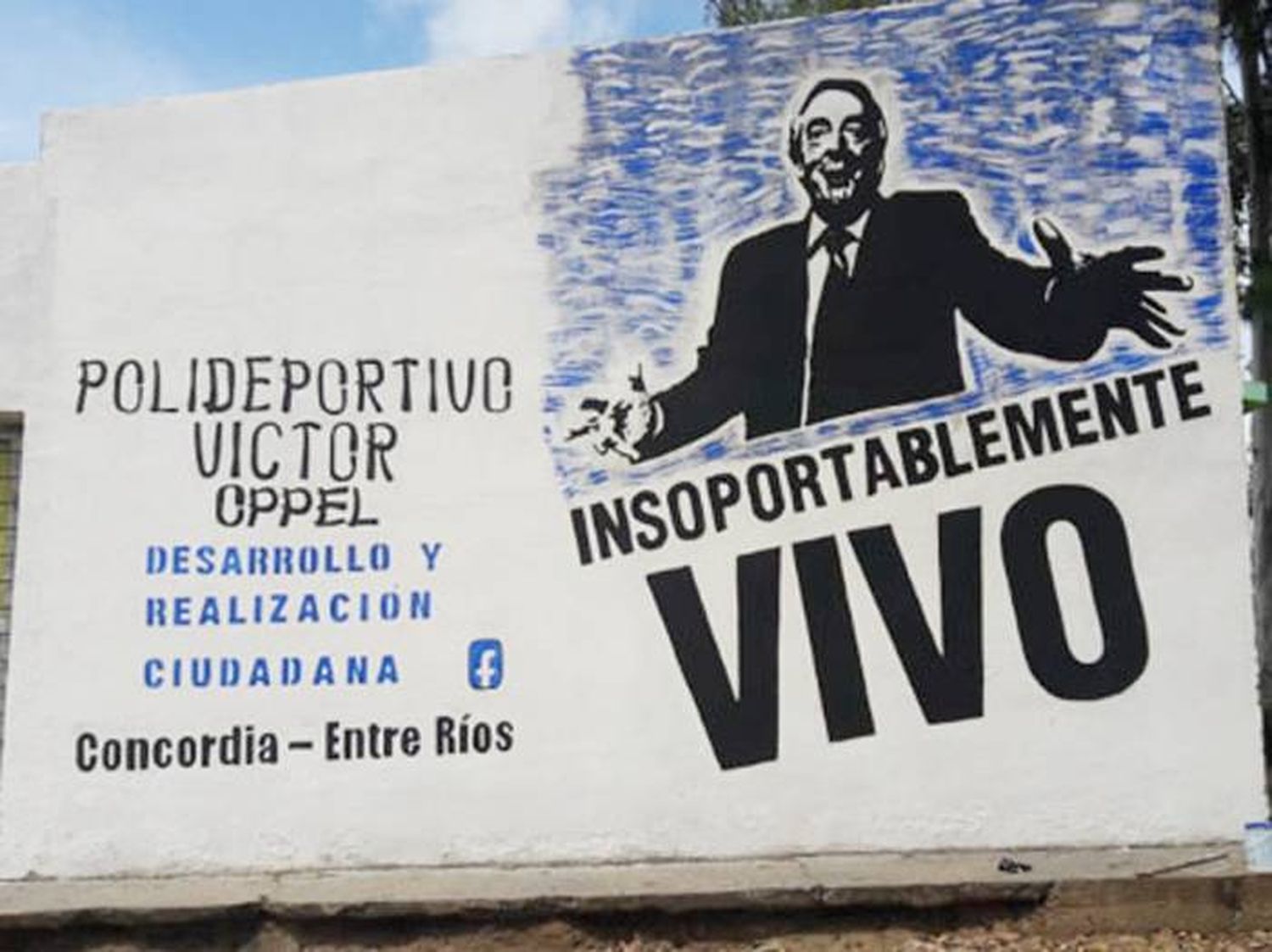 Pintaron un mural en el CIC �SNéstor Kirchner⬝, a 10 años  de su fallecimiento 