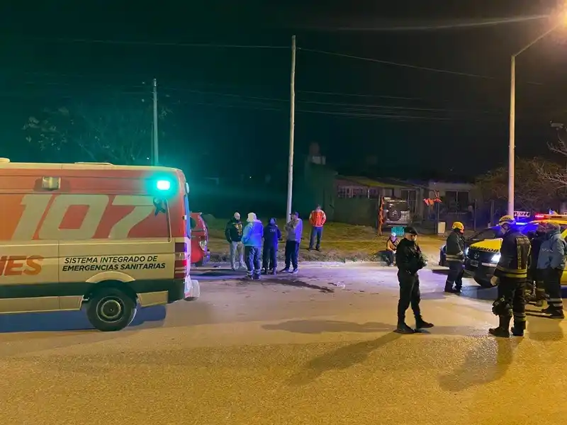 Intervinieron Bomberos, SIES, Policía y Tránsito.