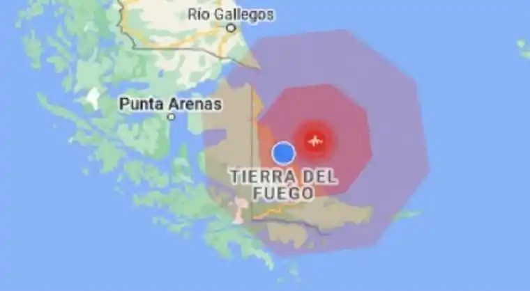 El sismo tuvo grado "3" en Río Grande, lo que implica que "lo perciben algunas personas en reposo"