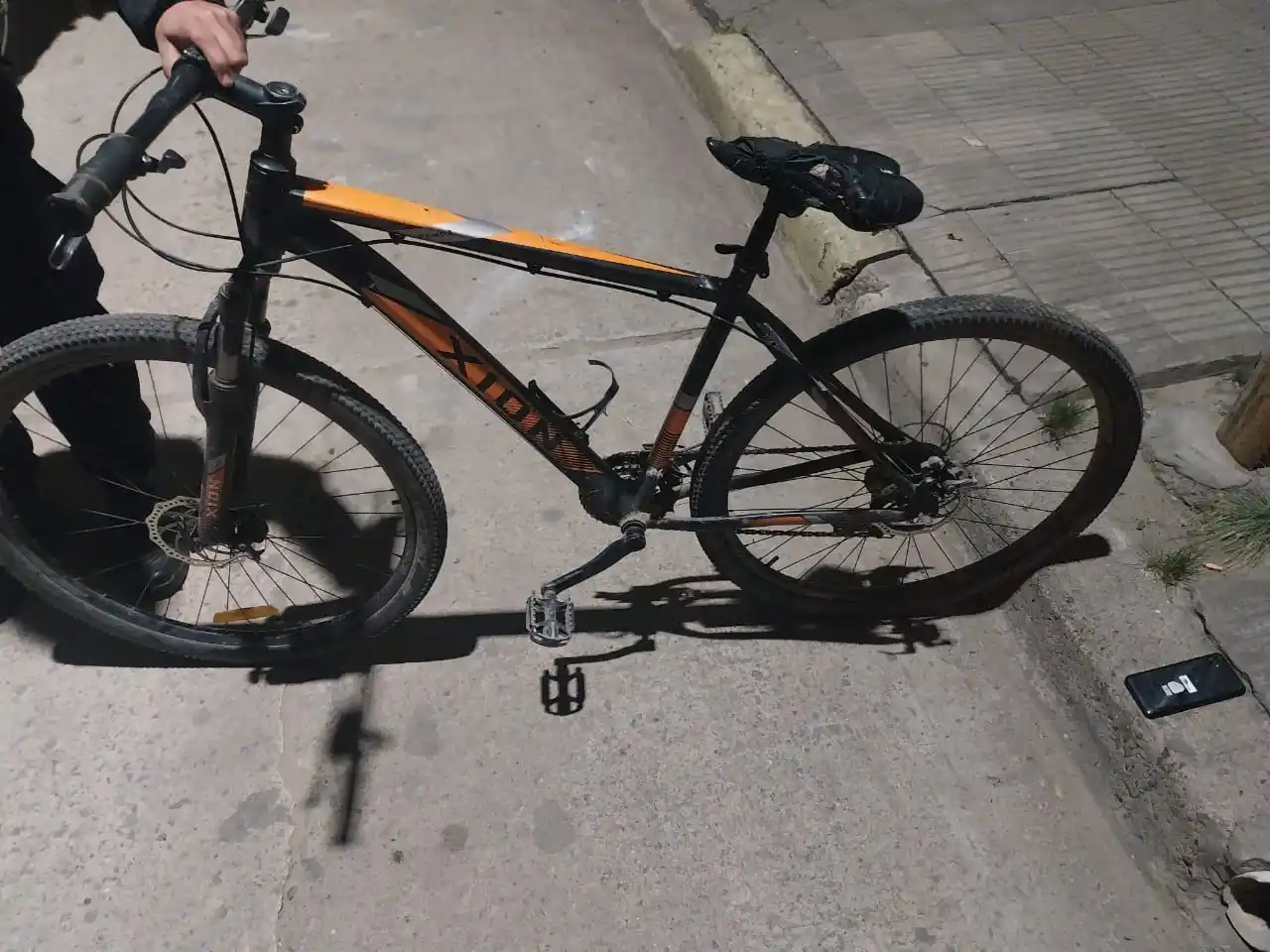 bicicleta secuestrada