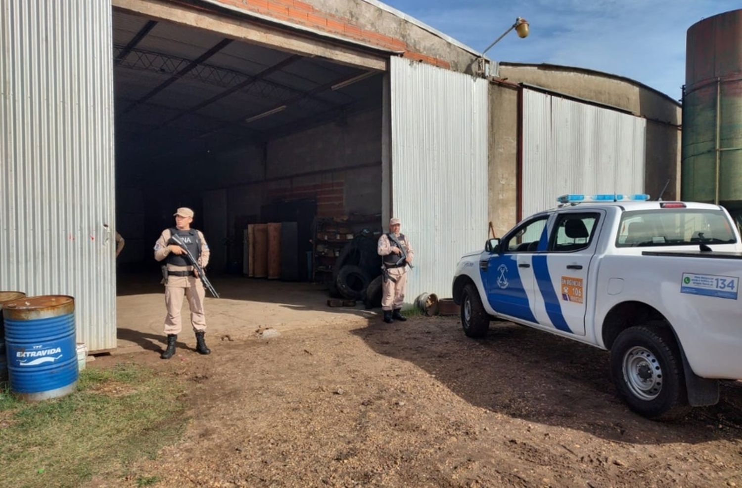 Las Fuerzas Federales desbarataron una banda dedicada al contrabando de neumáticos