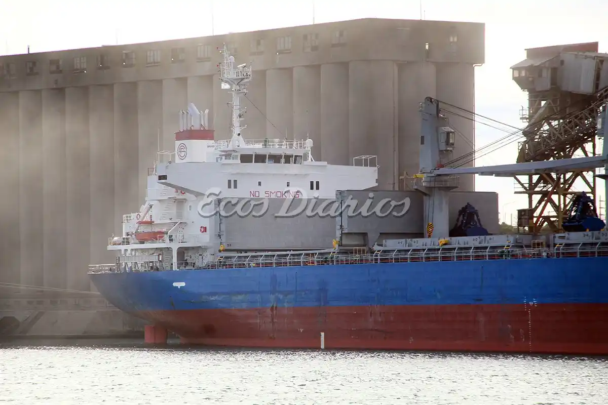 Operatoria portuaria. Con buen ritmo de carga de buques